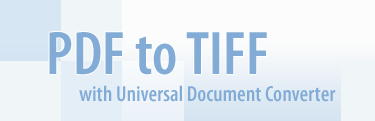 Convert PDF to TIFF